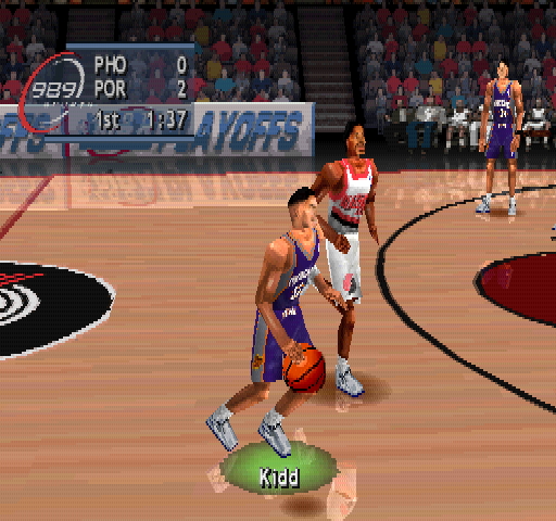 Screenshot of NBA ShootOut 2001 (PlayStation, 2000) - MobyGames