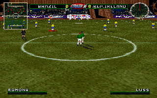Striker '96 (DOS) screenshot: First Whistle