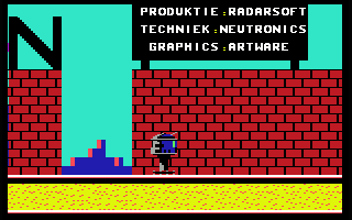 Floyd the Droid (Commodore 64) screenshot: Credits (Dutch)