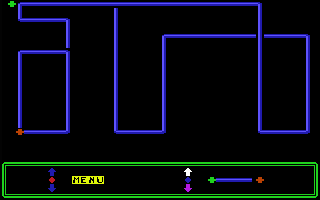 Floyd the Droid (Commodore 64) screenshot: Map (Dutch)