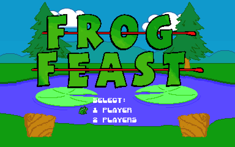 Frog Feast (CD-i) screenshot: Title screen