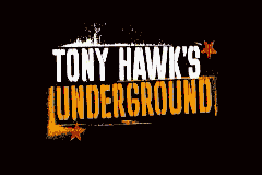 Tony Hawk's Underground (Game Boy Advance) screenshot: Title screen