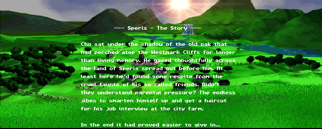 The Speris Legacy (Amiga CD32) screenshot: Introduction