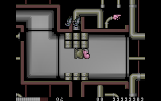 Monty Python's Flying Circus (Atari ST) screenshot: Playing as a fish.