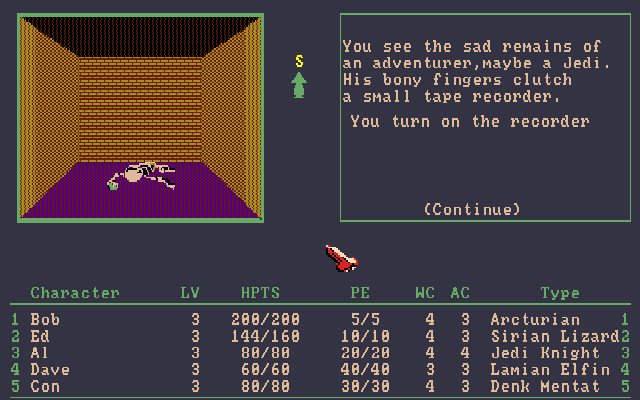 Citadel of Vras (Amiga) screenshot: Found on level 2.