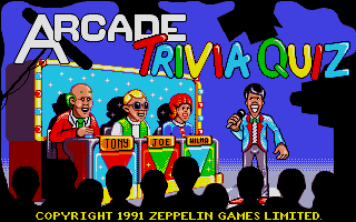 Arcade Trivia Quiz (Atari ST) screenshot: Loading screen.