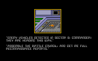Utopia: The Creation of a Nation (Atari ST) screenshot: Action stations.