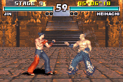 Tekken Advance (Game Boy Advance) screenshot: In position