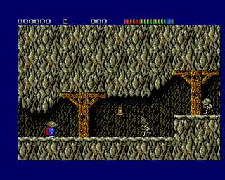 Impossamole (Amiga) screenshot: Watch the baddies.