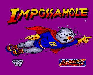 Impossamole (Amiga) screenshot: Loading screen.