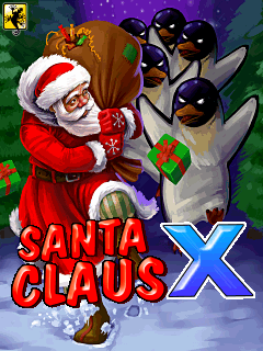 Santa Claus X (J2ME) screenshot: Title screen