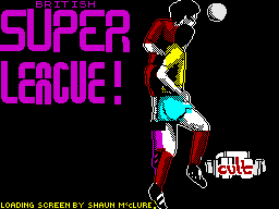 British Super League (ZX Spectrum) screenshot: Loading Screen