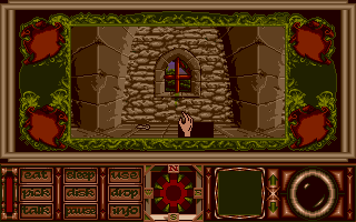 Obitus (Atari ST) screenshot: There's a key.