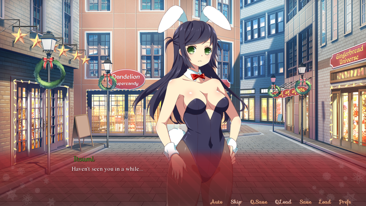 Sakura Santa (Windows) screenshot: It's Isumi, a childhood friend