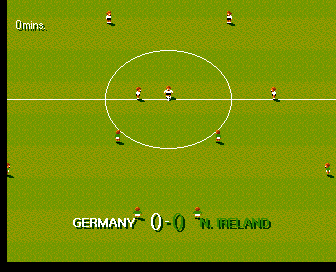 Sensible Soccer: European Champions - 92/93 Edition (Amiga CD32) screenshot: Kick off