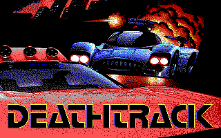 Deathtrack (DOS) screenshot: Title screen