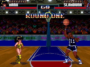 Shadow Fighter (Amiga CD32) screenshot: Round one