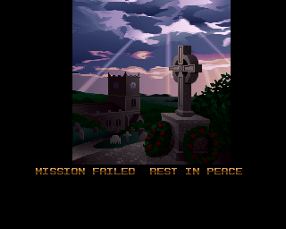 Sabre Team (Amiga CD32) screenshot: Mission failed