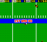 Screenshot of NFL Blitz 2000 (Game Boy Color, 1999) - MobyGames