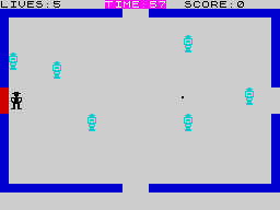 Magic Keys (ZX Spectrum) screenshot: The game