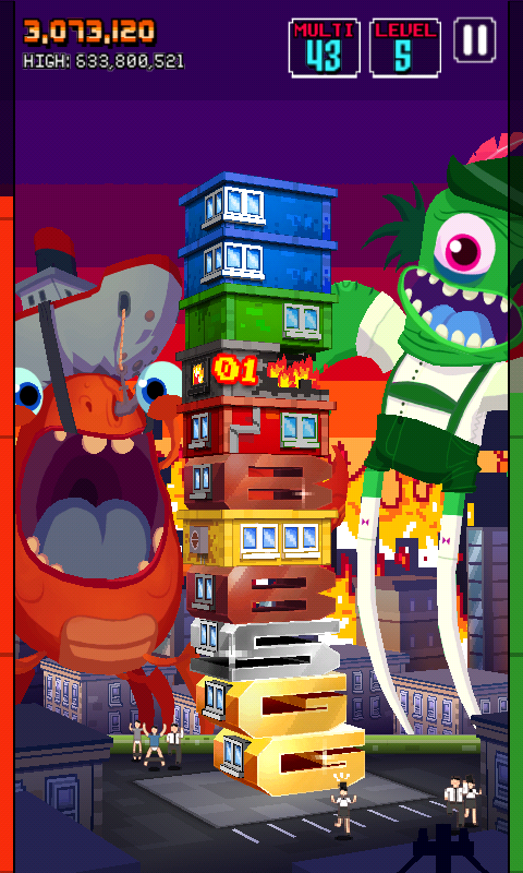 Monsters Ate My Condo (Android) screenshot: A bomb condo