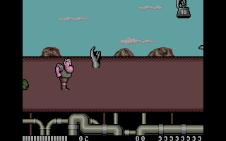 Monty Python's Flying Circus (Atari ST) screenshot: Weird.