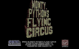 Monty Python's Flying Circus (Atari ST) screenshot: Title screen.