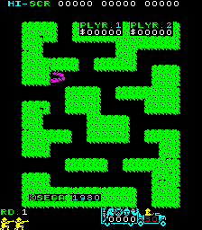 Tranquilizer Gun (Arcade) screenshot: Just a snake.