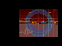 Roadkill (Amiga CD32) screenshot: Render movie 5 - aiming with a missle