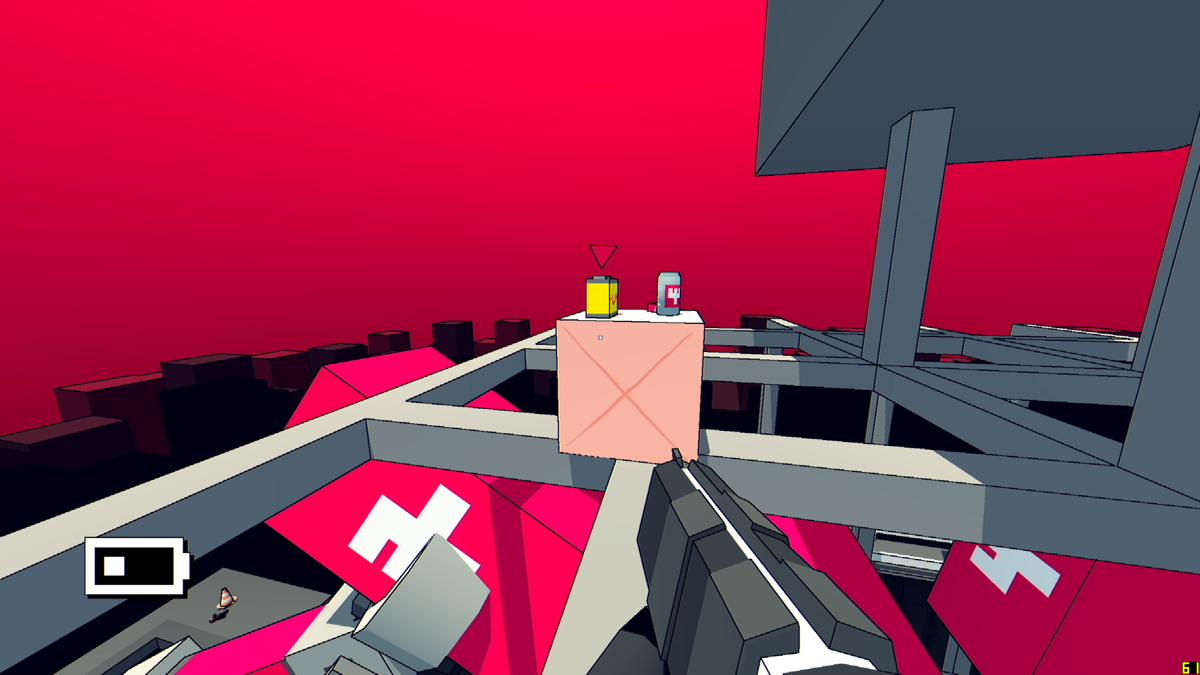 High Hell (Windows) screenshot: This battery will replenish your health.