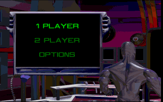 Rise of the Robots (Amiga CD32) screenshot: Main menu