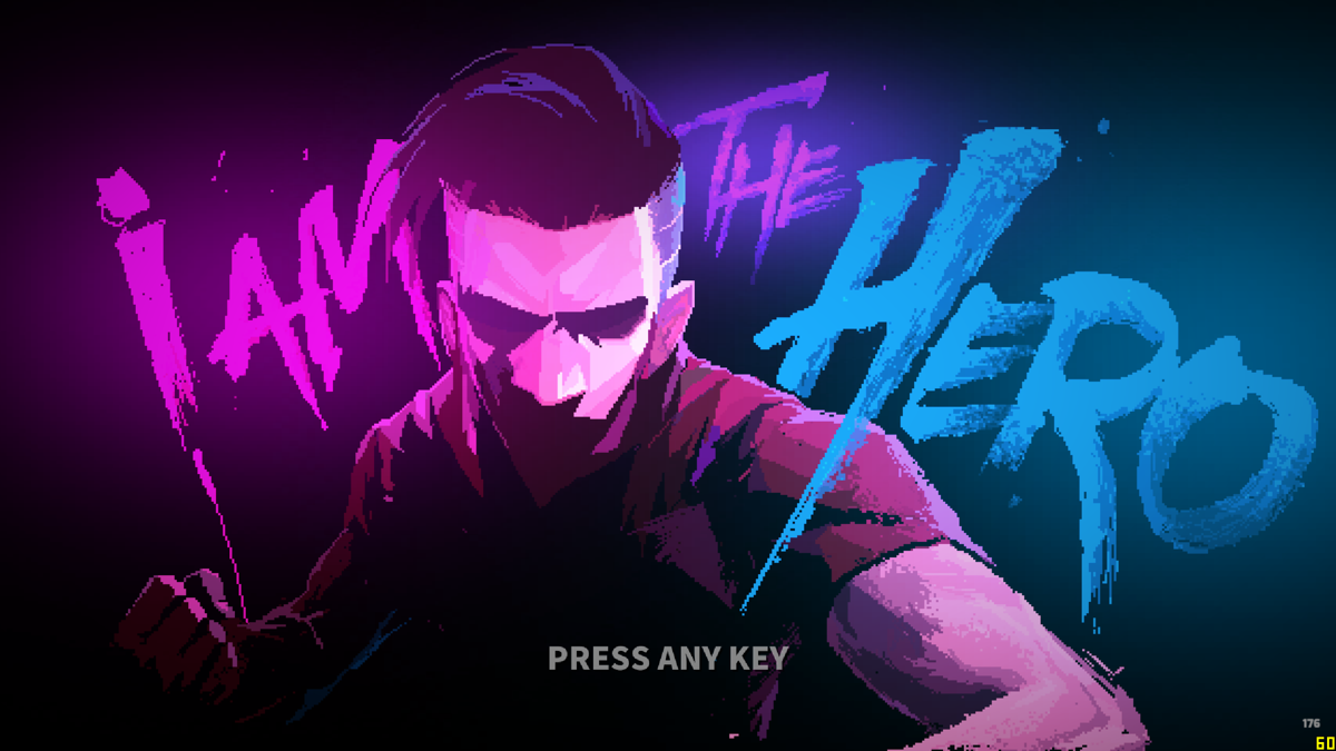 I Am the Hero (Windows) screenshot: Title screen