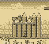 Astérix (Game Boy) screenshot: Catapult