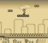 Astérix (Game Boy) screenshot: Many spikes