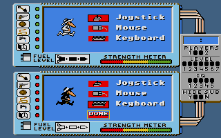 Spy vs. Spy: The Island Caper (Atari ST) screenshot: Control option.