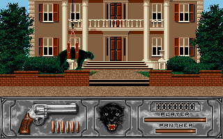 Wild Streets (Atari ST) screenshot: Your pet is lowered.