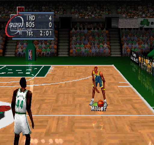 NBA ShootOut 2000 (PlayStation) screenshot: Reggie Miller