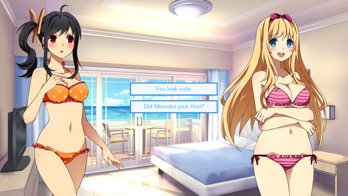 Sakura Beach (Windows) screenshot: The first choice