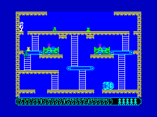 Robot Factory (ZX Spectrum) screenshot: Screens are random