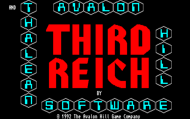 Third Reich (Amiga) screenshot: Title screen