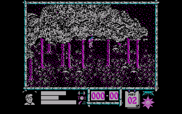 Where Time Stood Still (DOS) screenshot: The jungle.