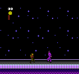 The Rocketeer (NES) screenshot: A big goon.