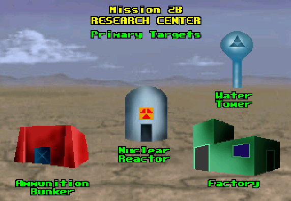 AirCars (Jaguar) screenshot: Mission 2B briefing.