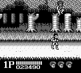 Double Dragon (Game Boy) screenshot: Is that a monkey...