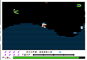 Caverns of Callisto (Apple II) screenshot: Starting a new game