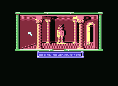 Klątwa (Commodore 64) screenshot: Secret passage