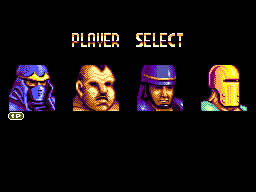 Masters of Combat (SEGA Master System) screenshot: Select your fighter