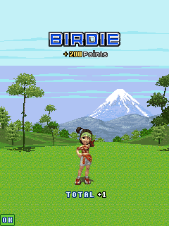 Everybody's Golf: Mobile (J2ME) screenshot: Birdie