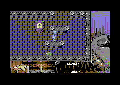 Miecze Valdgira II: Władca Gór (Commodore 64) screenshot: Climbing