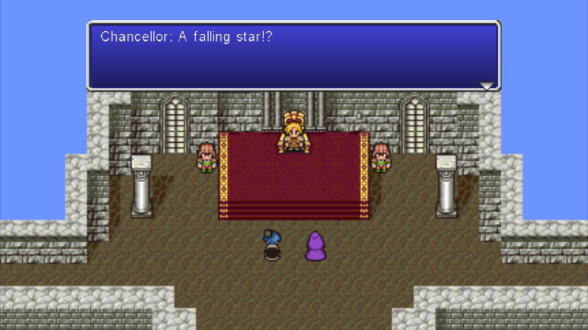 Final Fantasy IV: The After Years - Edward's Tale (Wii) screenshot: The news